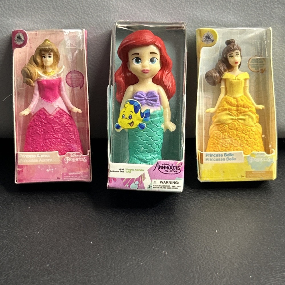 Lot Of 3 Zuru Mini Brands:‎ Ariel, Belle, Princess Aurora